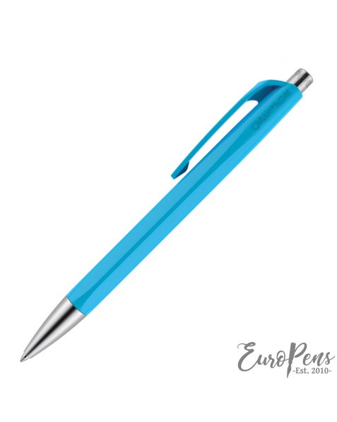 Caran D'Ache 888 Infinite Ballpoint Pens - Turquoise Blue .171