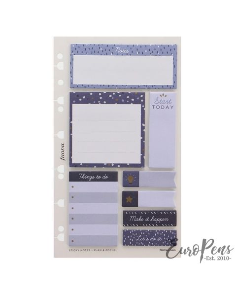 Filofax Indigo Sticky Notes 