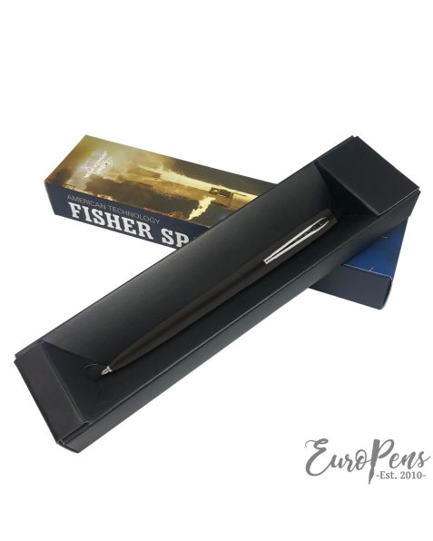 Fisher Space Pen - Military Cap-O- Matic - Black - Chrome Clip & Tip