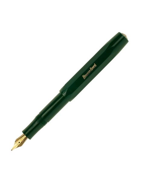 Kaweco Classic Sport Fountain Pen Green F (Goldpl. Nib)