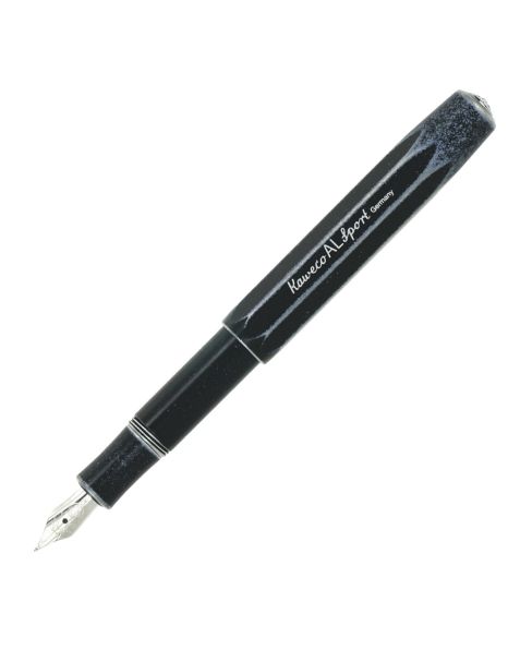 Kaweco Al Sport Fountain Pen - Stonewashed Black - Medium Nib