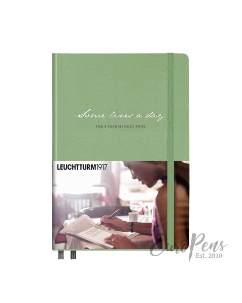 Leuchtturm1917 Notebook (A5) Medium Some Lines A Day (5 Year) - Sage