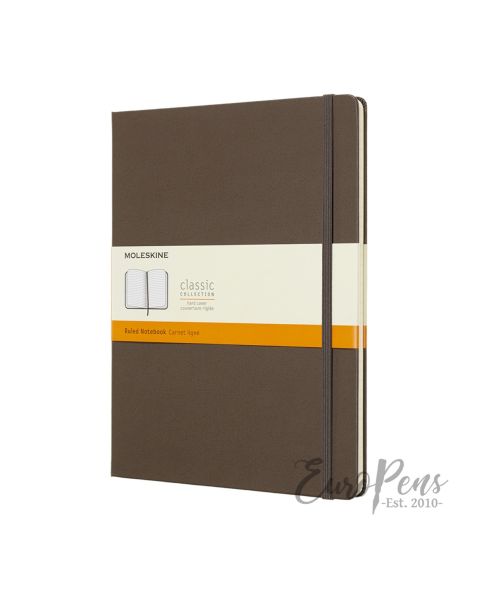 Moleskine Notebook - X-Large Hardcover - Earth Brown - Ruled