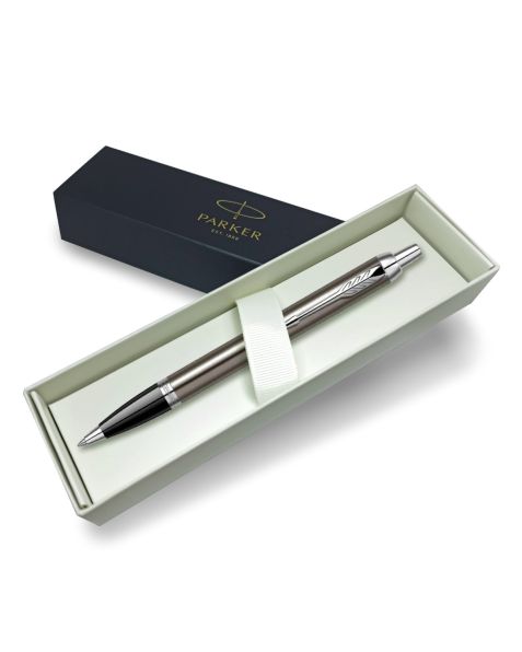 Parker IM Premium Ballpoint Pen - Dark Espresso with Chrome Trim (Exclusive) 