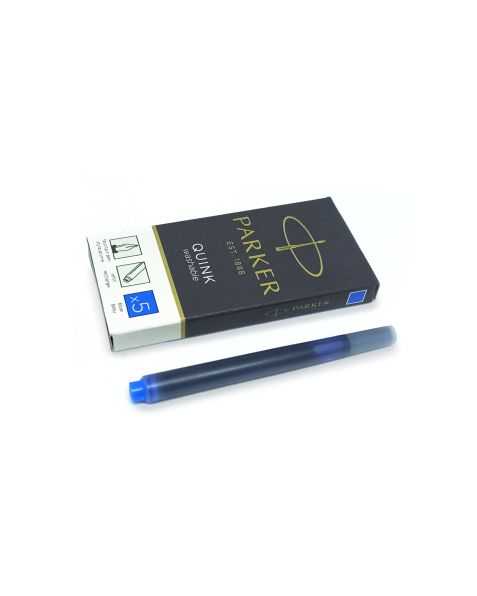 Parker "Quink" Ink Catridges - Packs of 5-Washable Blue