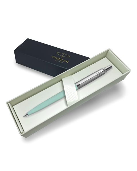 Parker Jotter Stainless Steel Ballpoint Pen - Pastel Range - Pastel Mint