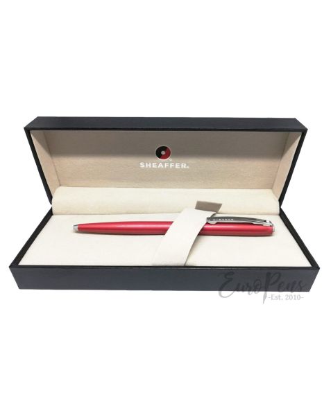 Sheaffer Sagaris Metallic Red Ballpoint Pen with Chrome Trim (Exclusive)